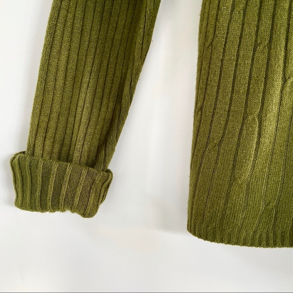 Vintage Studio Cowl Neck Sweater Sage Green size Large - Picture 12 of 14
